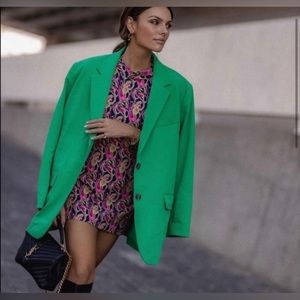 Zara Printed Mini Dress